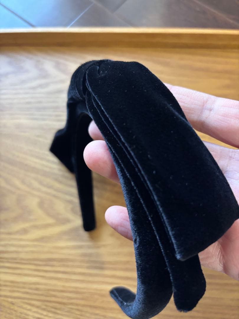 ALEXANDRE DE PARIS ベルベット ヘアバンド