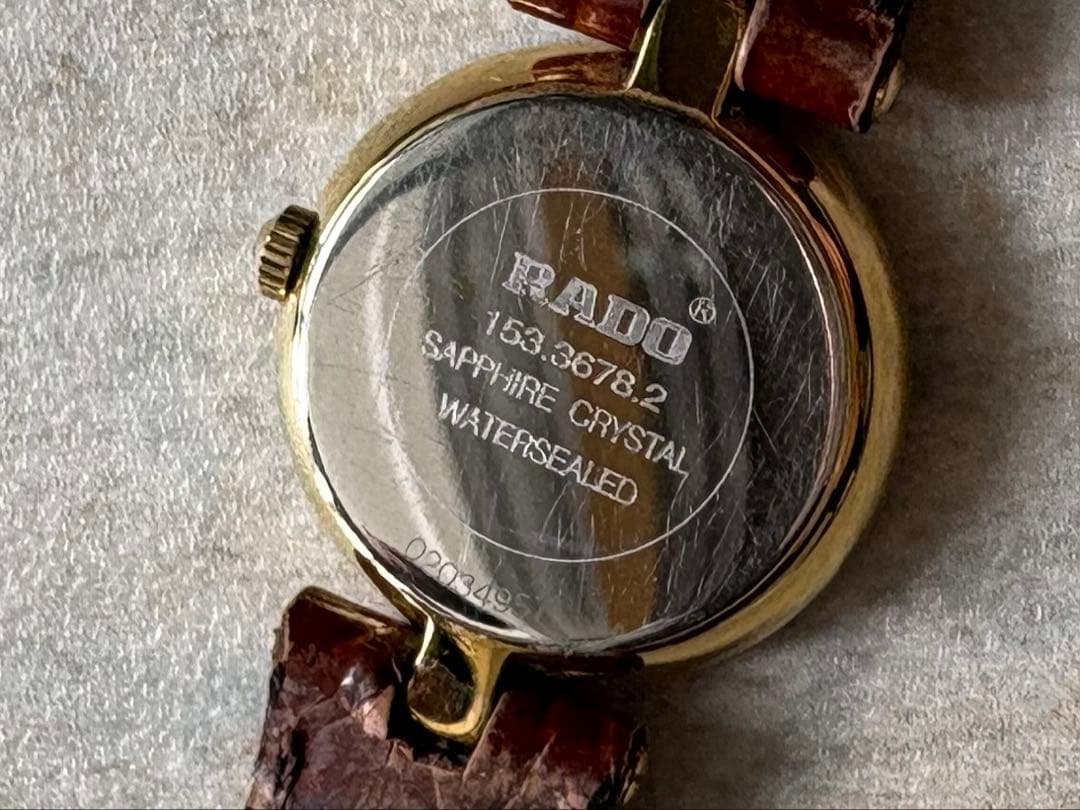 完品　RADO FLORENCE レディース時計【時計バンドが壊れてます】