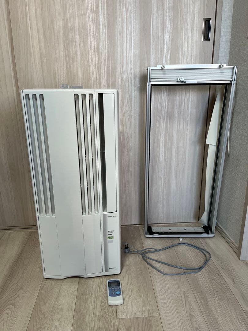 【美品】窓用エアコン CORONA CW-1621-WS【3ヶ月のみ使用】