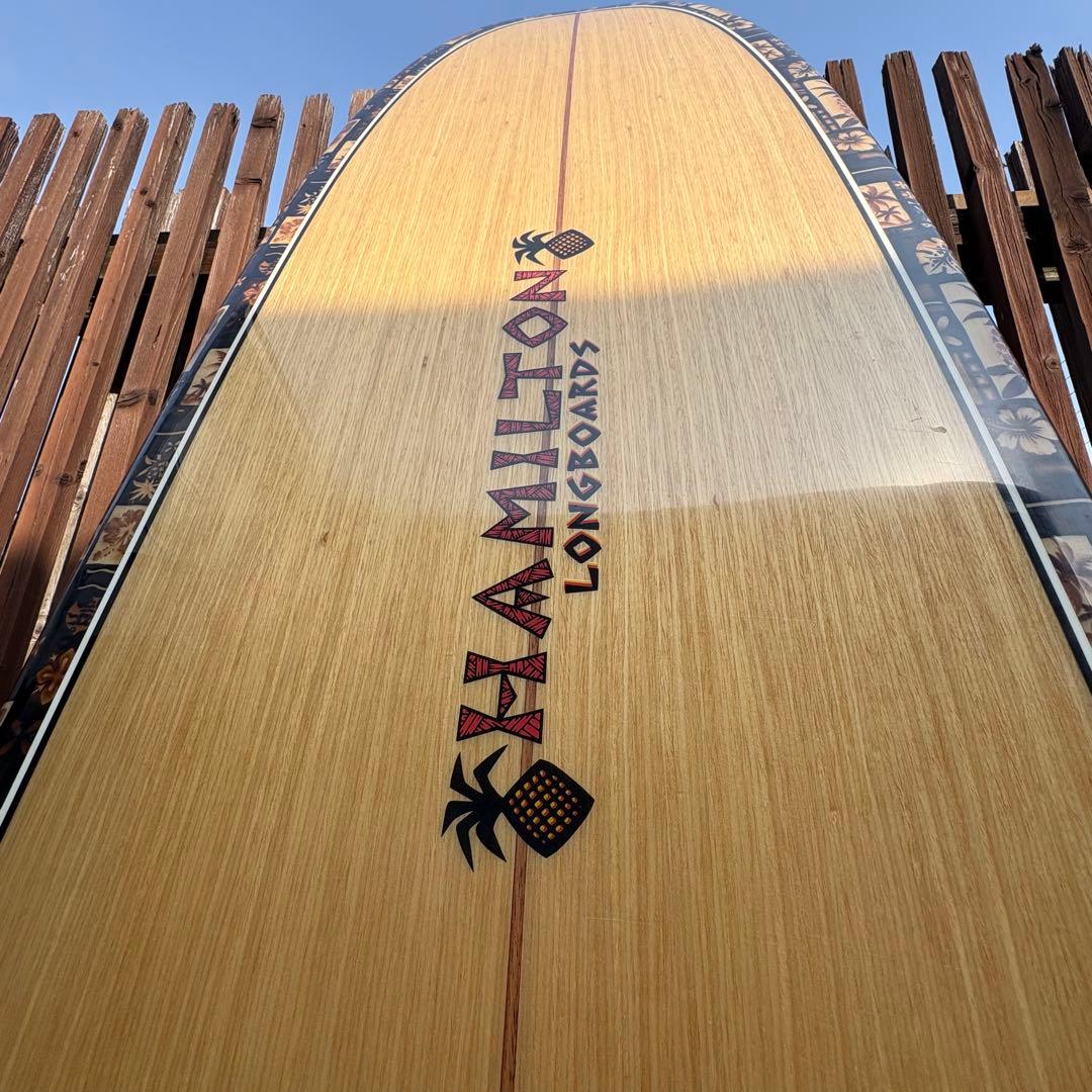 Bill Hamilton STYLIST 9’6 ロングボード ウッドフィン付