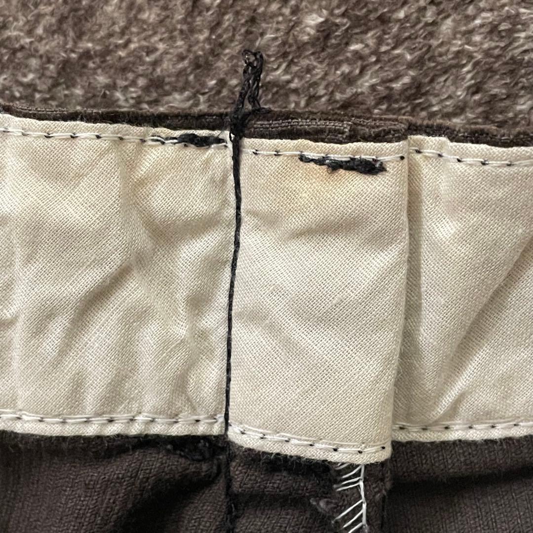 ディッキーズ　コーデュロイパンツ　USA製　タロンジップ　ダークブラウン