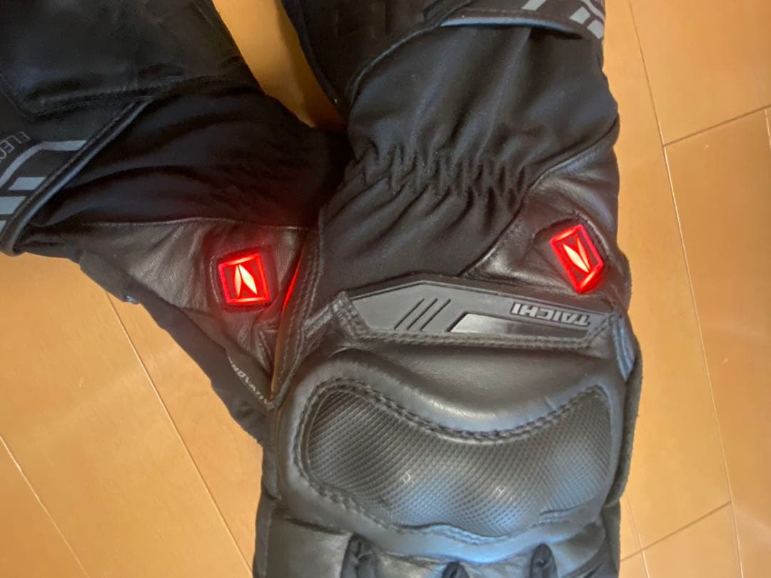 RSタイチ 電熱グローブ e-HEAT XL 12v車両接続ケーブルセット 美品