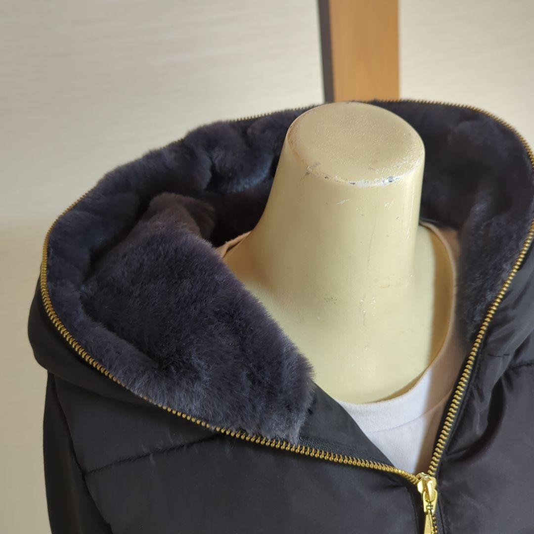 新品☆MEDOC　フェイク　ファー　ロング　コート　38