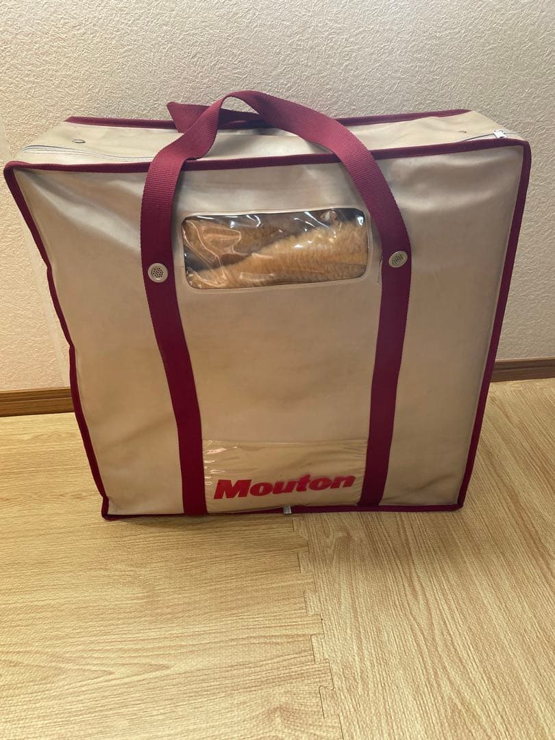 ムートンシーツ　シングル　ベージュ