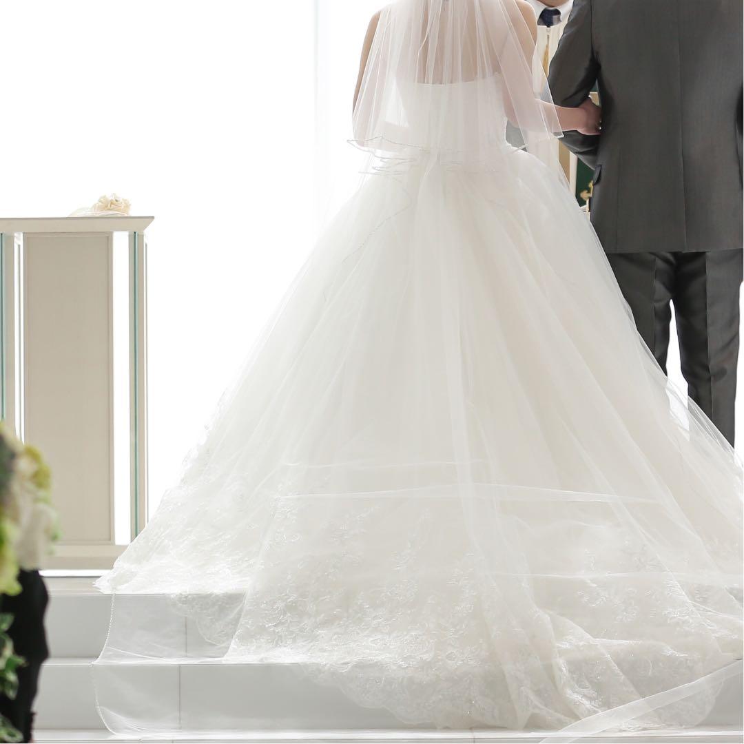 なな✳︎ウェディングドレス ニコル　9号　タカミブライダルベール セット