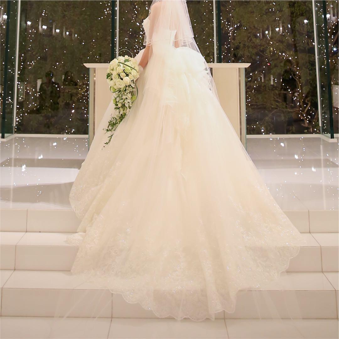 なな✳︎ウェディングドレス ニコル　9号　タカミブライダルベール セット