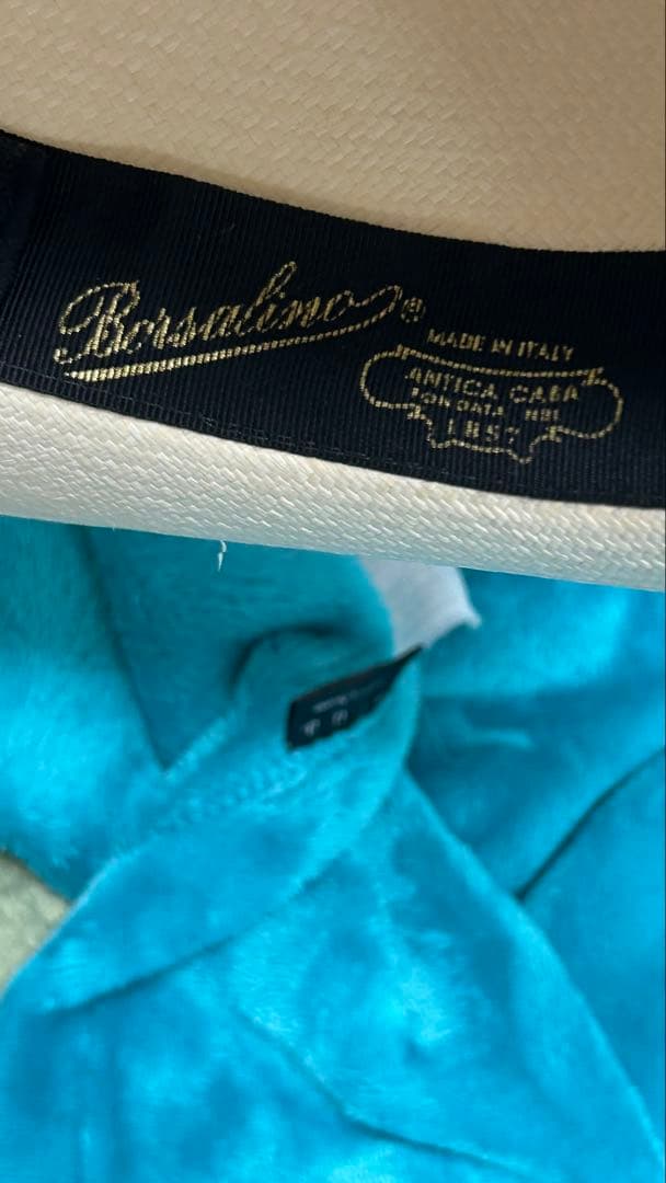 ち*ょ様 Borsalino [天然草☆本パナマ] 中折れパナマハツト