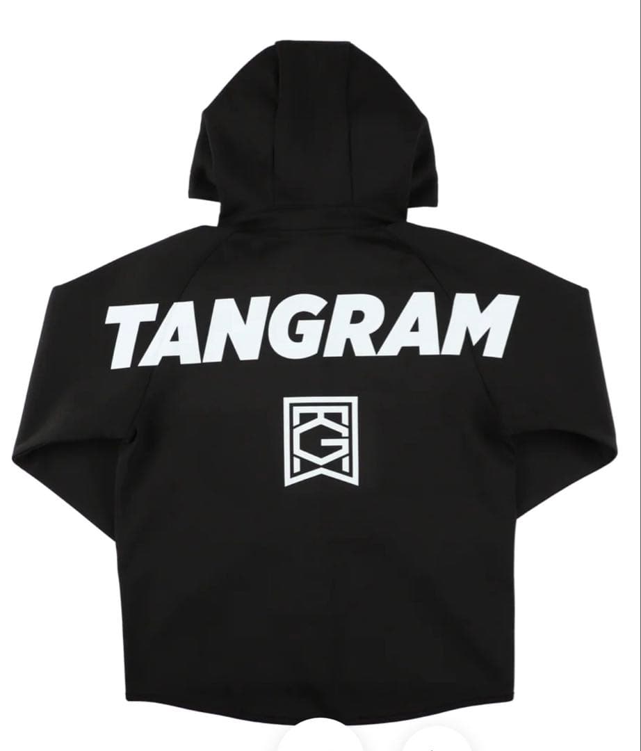 TANGRAM LOGO FULL ZIP HOODIE ブラックXL