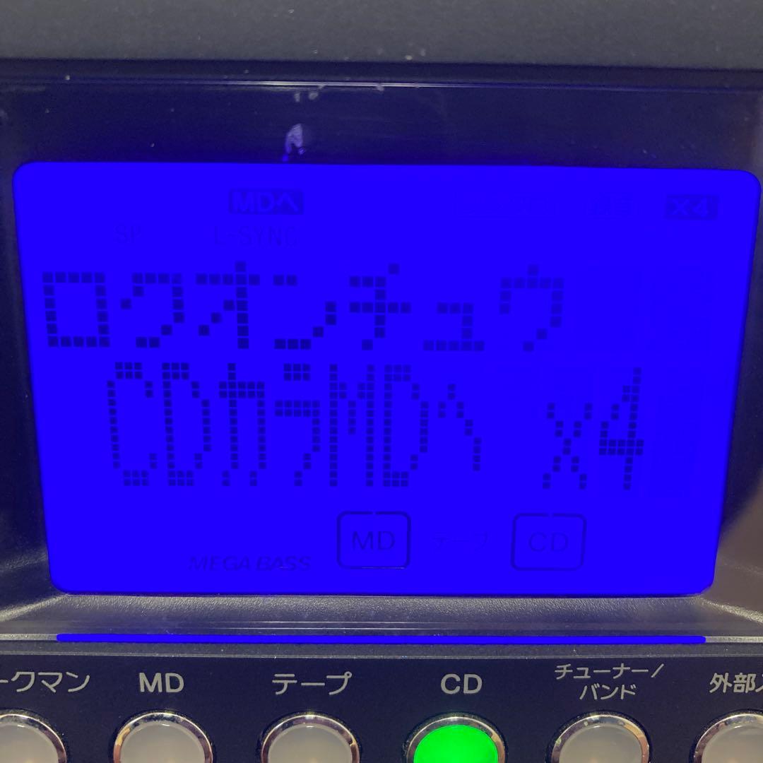 SONY MD搭載オールインワンコンポ CMT-M35WM B ブラック