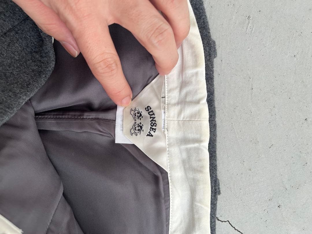 パンツ SUNSEA 19AW MELTON PANTS