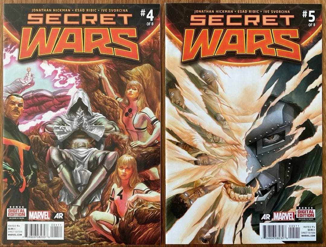 Secret wars #1-9 コンプリートセット アメコミリーフ