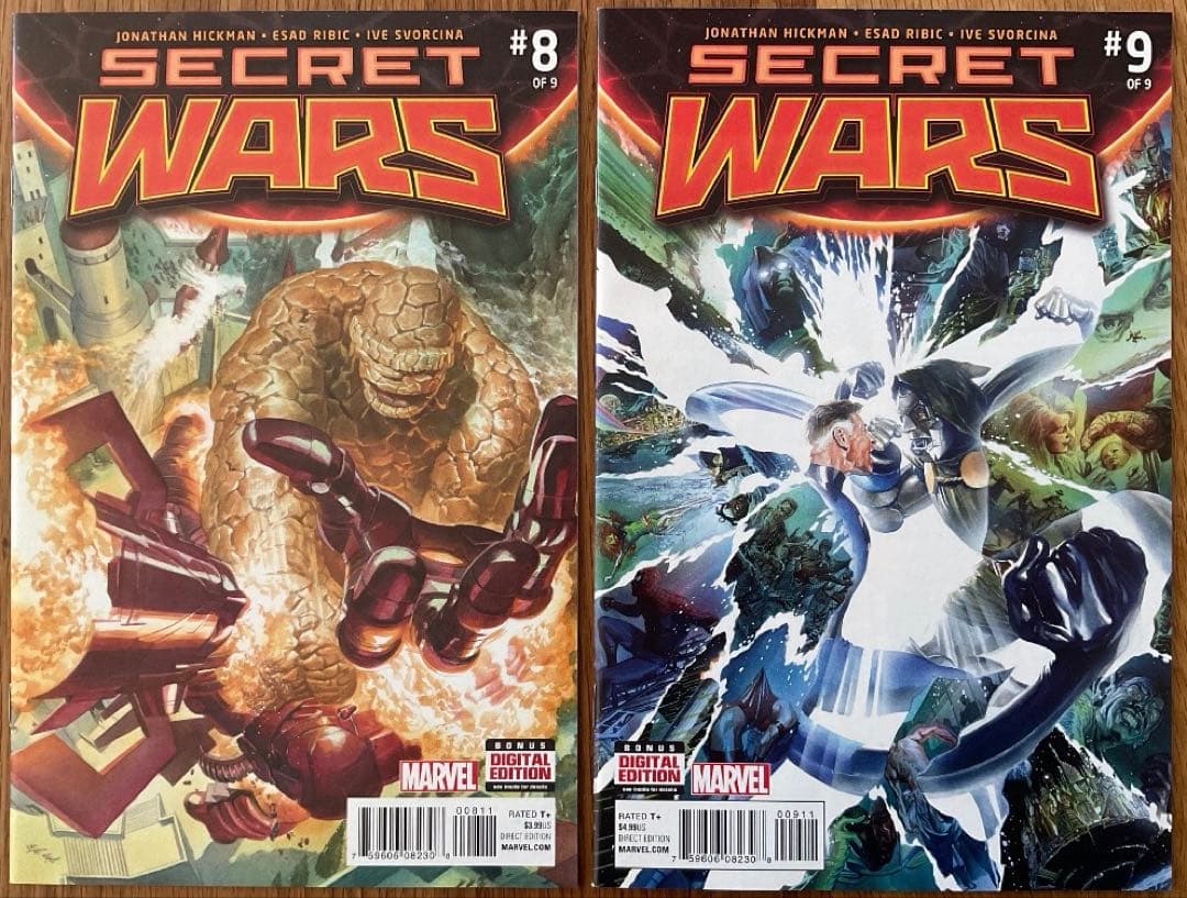 Secret wars #1-9 コンプリートセット アメコミリーフ