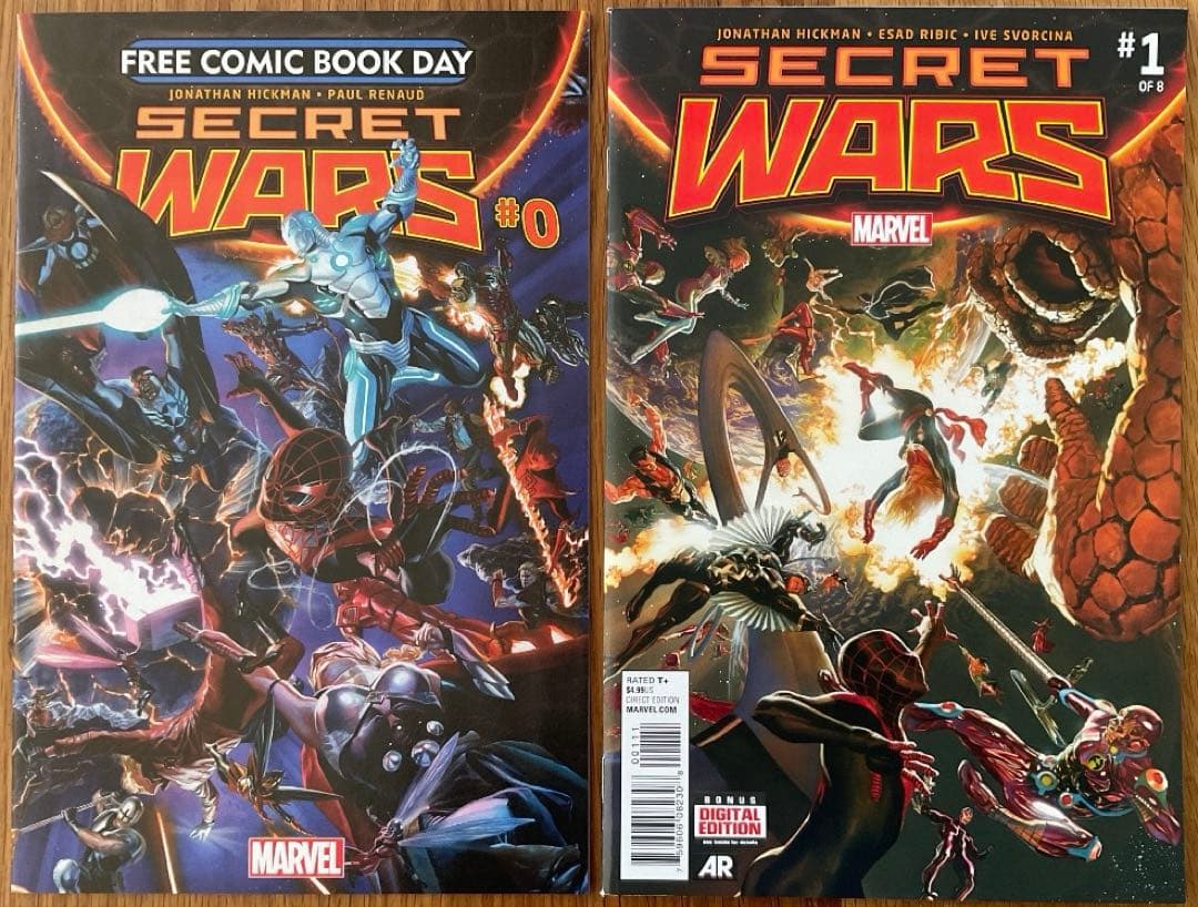 Secret wars #1-9 コンプリートセット アメコミリーフ