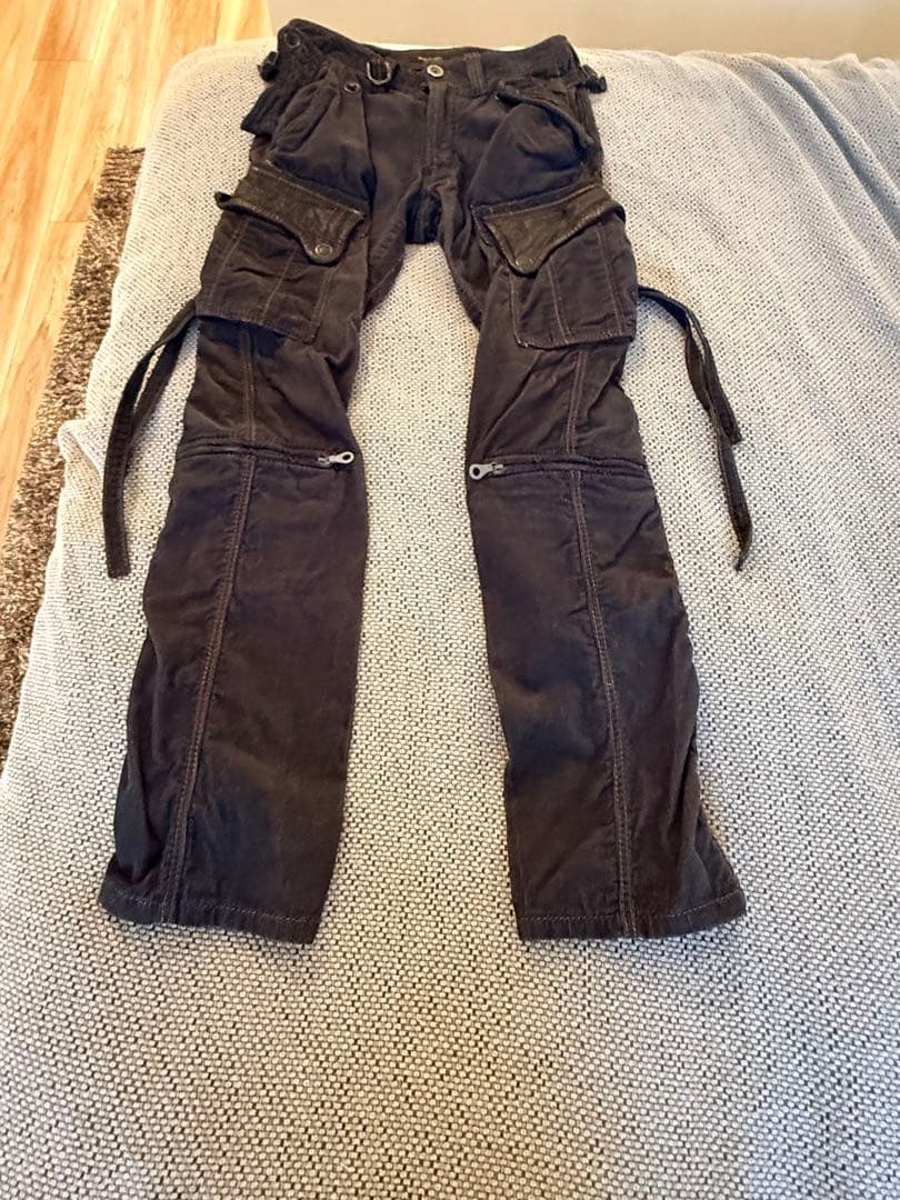 d*3様 チェリーサンバースト　ブラックコーデュロイパンツ