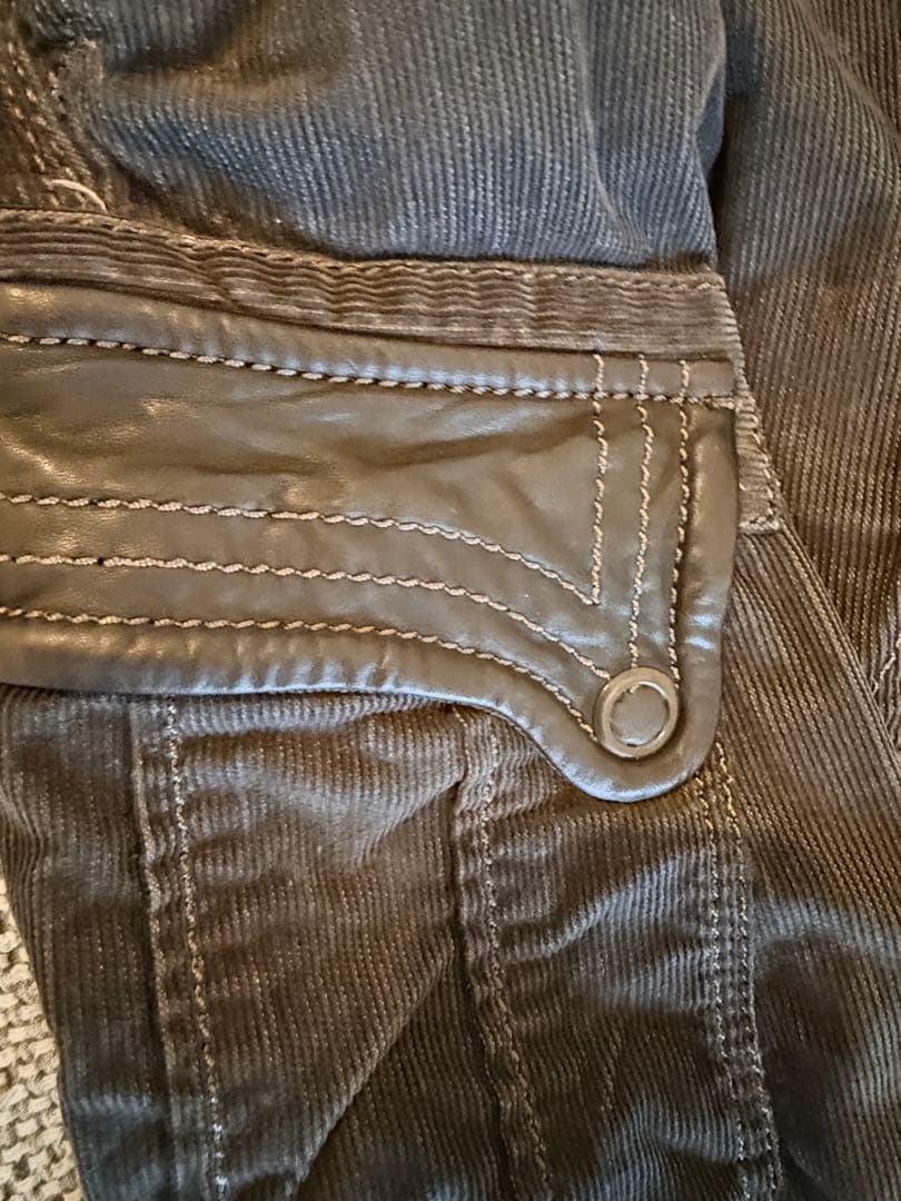 d*3様 チェリーサンバースト　ブラックコーデュロイパンツ