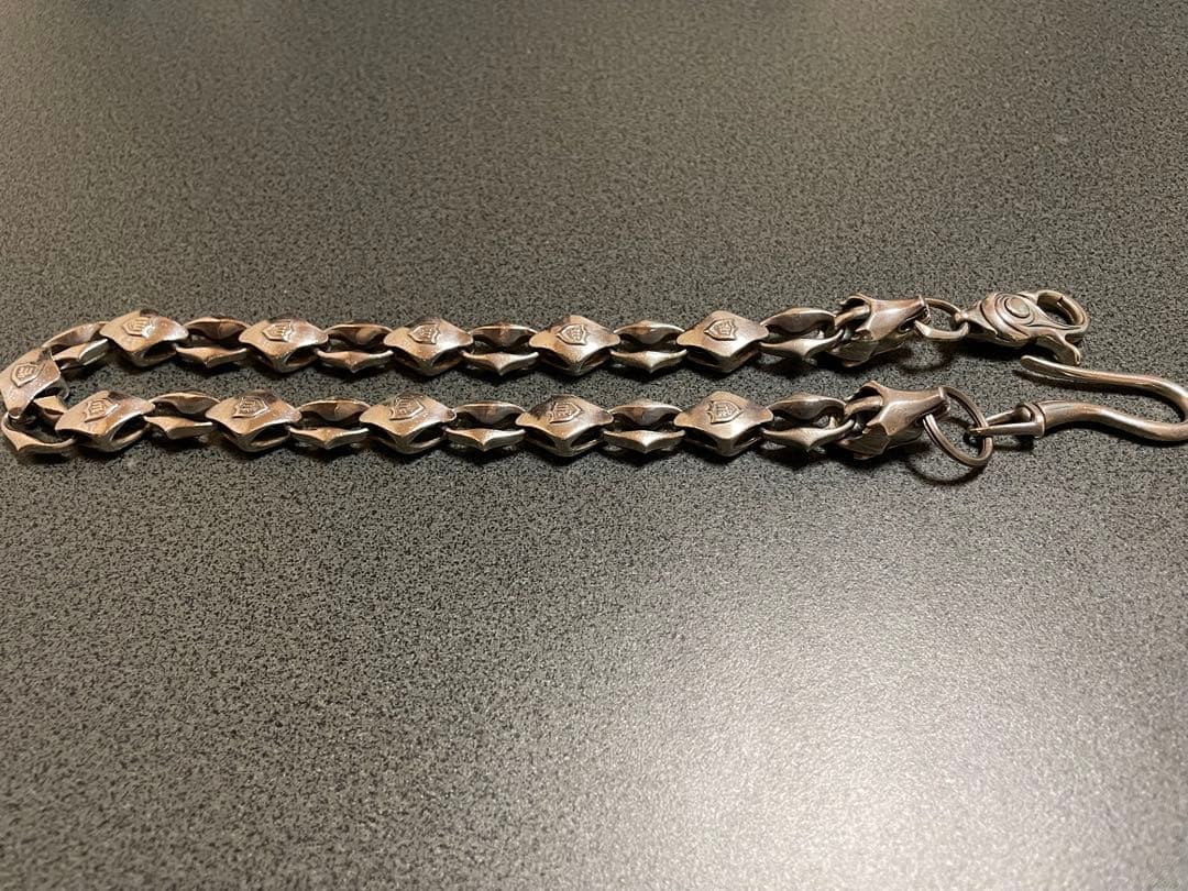 ウルフマンB.R.Sウォーウルフ（流狼毛）ウォレットチェーン 約55cm