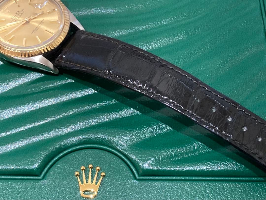 『次元大介さま専用』ROLEX ロレックス 純正　レザーベルト　【未使用・美品】