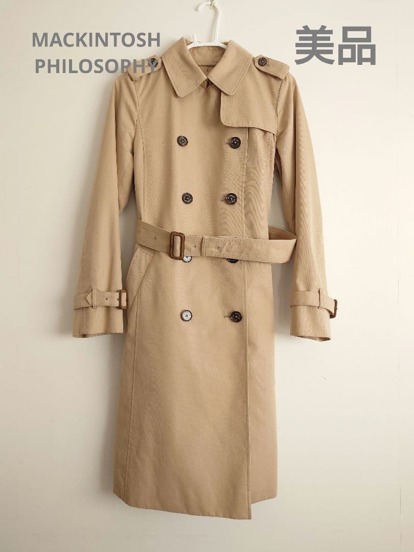 【美品】 MACKINTOSH ベージュ トレンチコート
