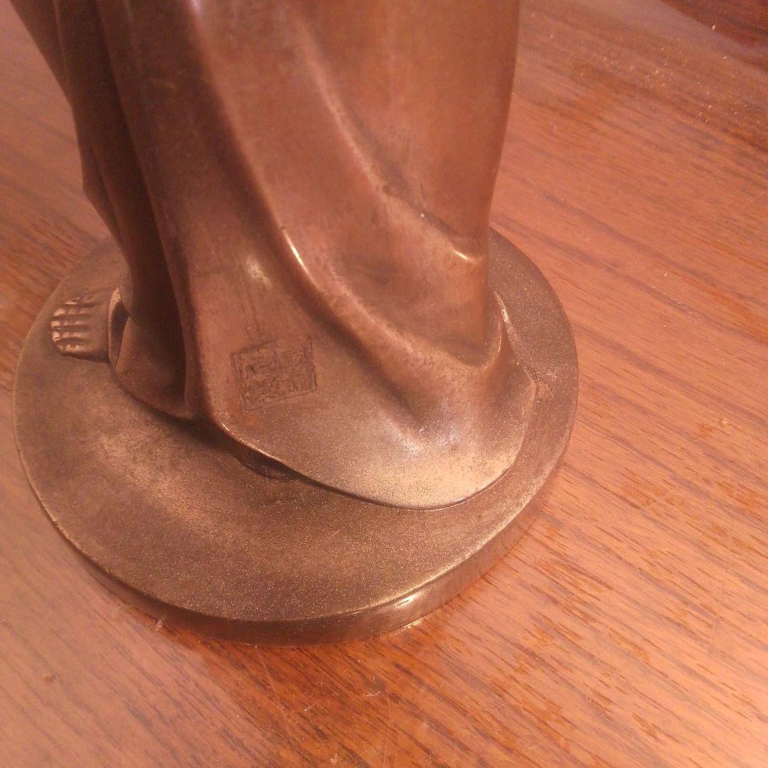 み*え様 北村西望　金属製 仏像風 ブロンズ 約40cm