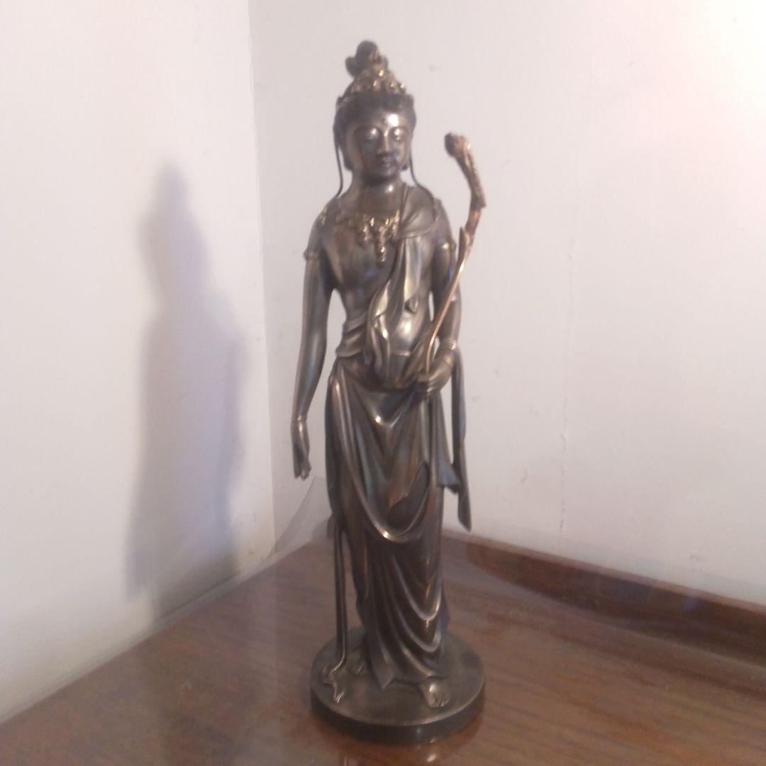 み*え様 北村西望　金属製 仏像風 ブロンズ 約40cm