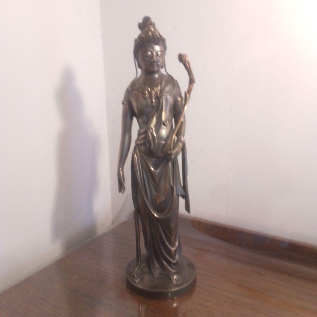 み*え様 北村西望　金属製 仏像風 ブロンズ 約40cm