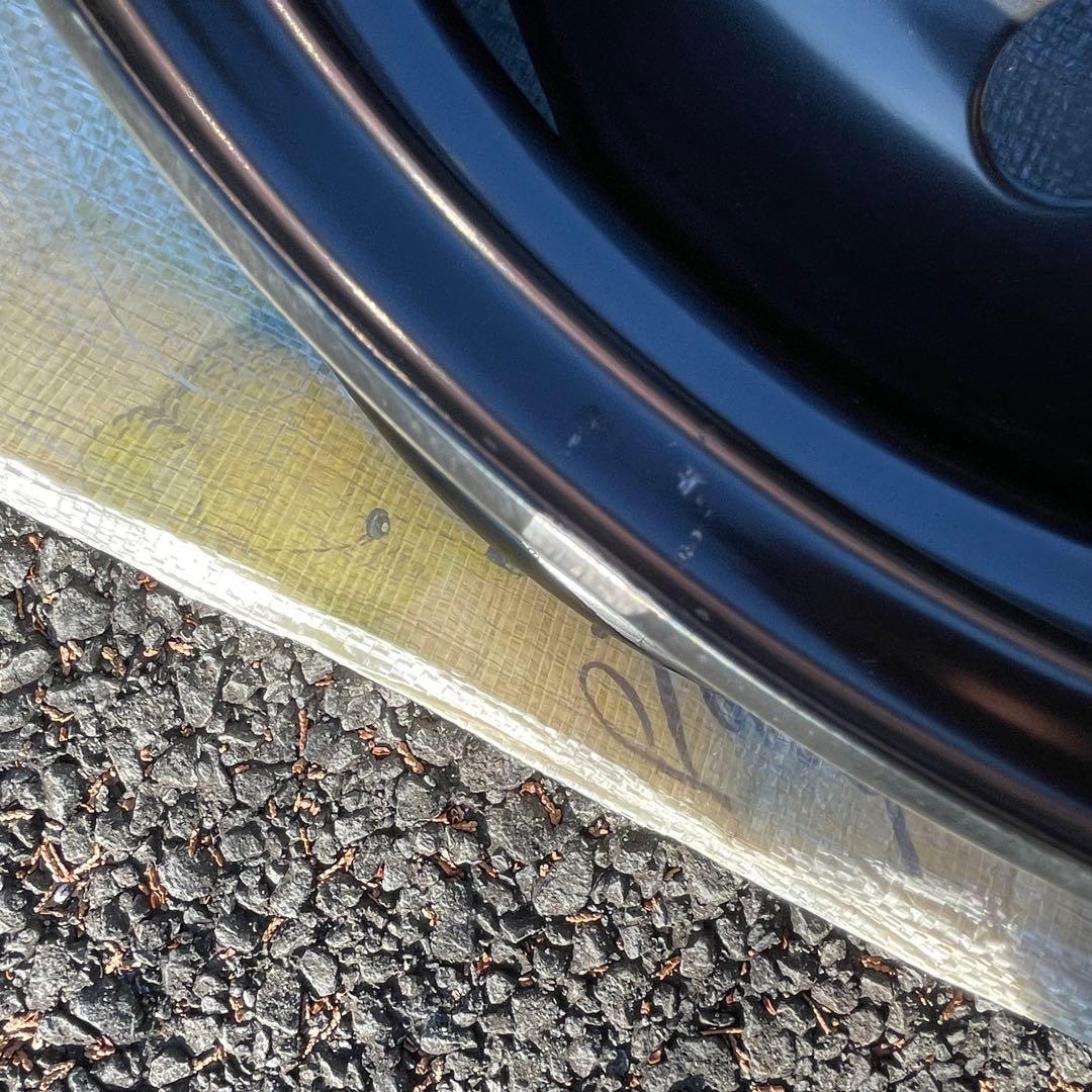 新車外し 14インチ スチールホイール 4本セット　スズキ 軽自動車 4穴