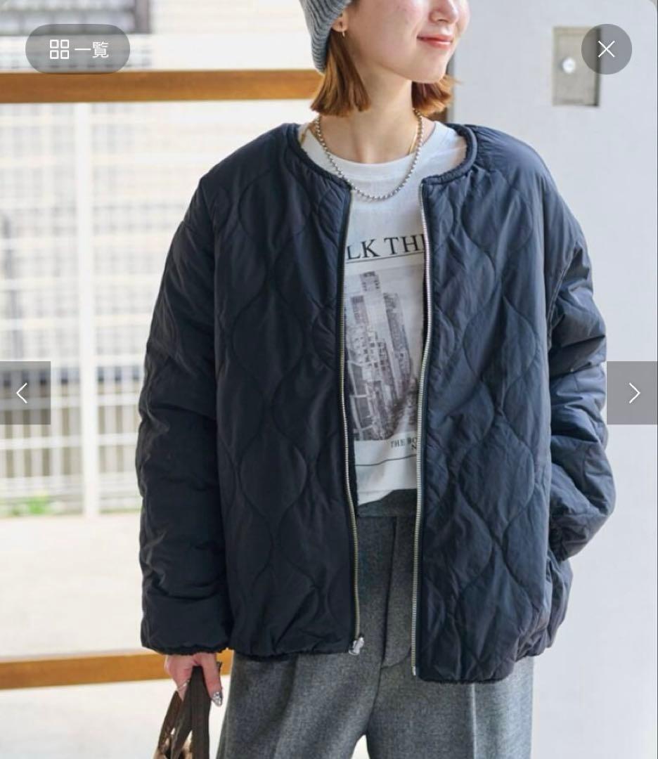 新品《web限定》リバーシブルボアブルゾン