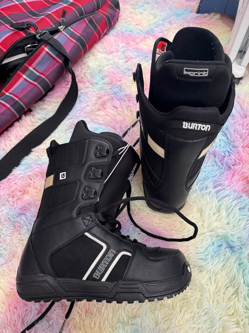 スノボバートン6点セット バック　ボード　ウエア上下　ブーツ27cm グローブ