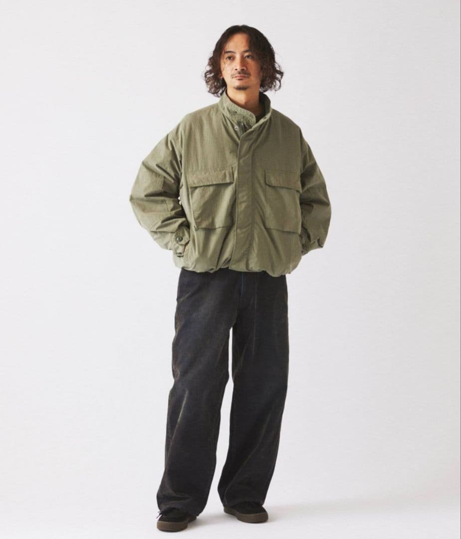 ☆【新品・完売品】relume 3WAYフェードBDUジャケット カーキ M☆