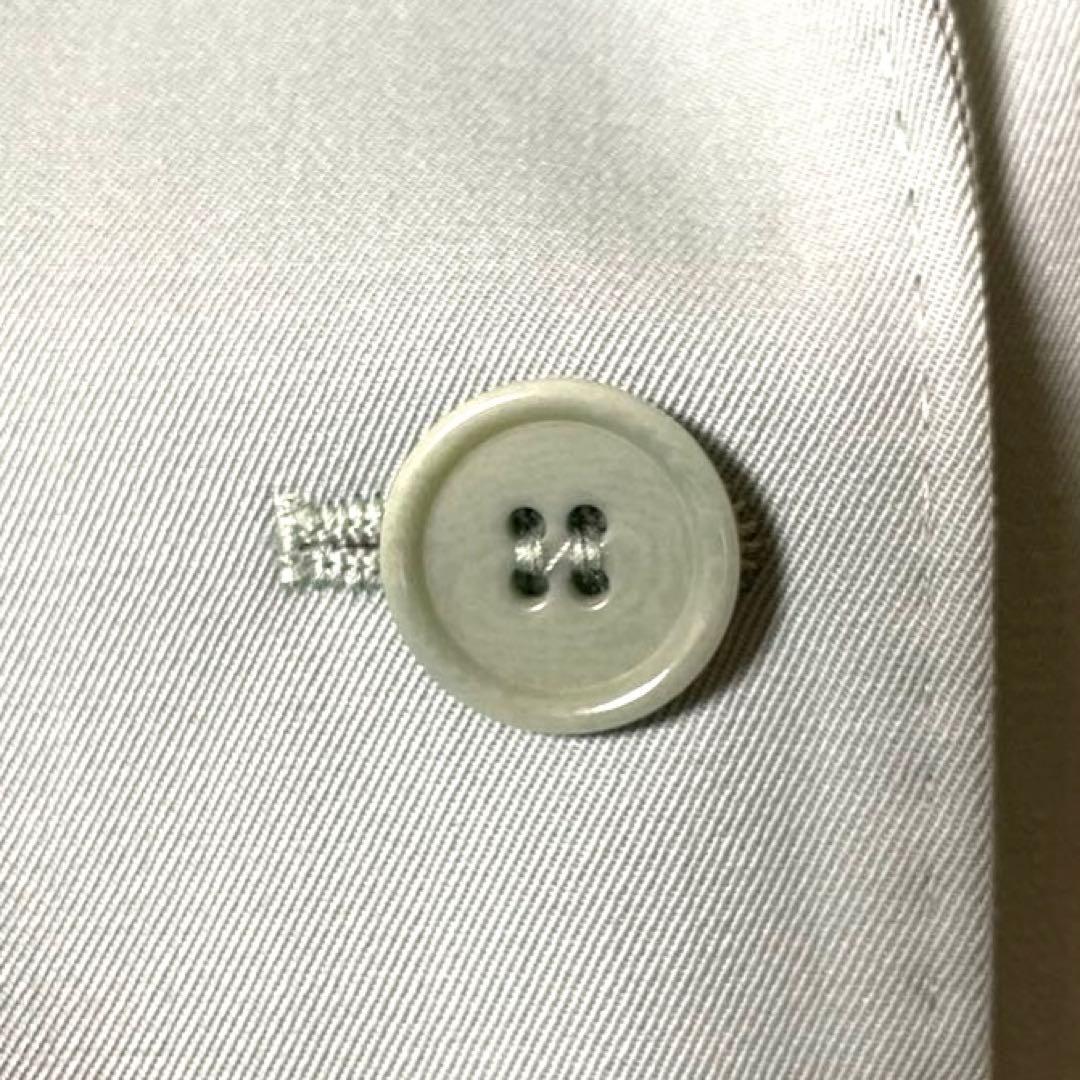 MaxMara 白タグ ブルー46 ダブルブレスト テーラード ロールアップ