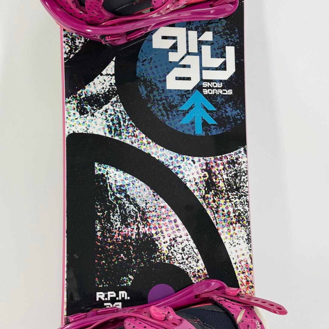 スノーボード2点セット GRAY RPM 139cm FLUX