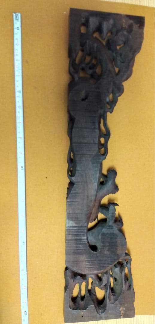 木製　ドラゴン　龍　彫刻 　欄間