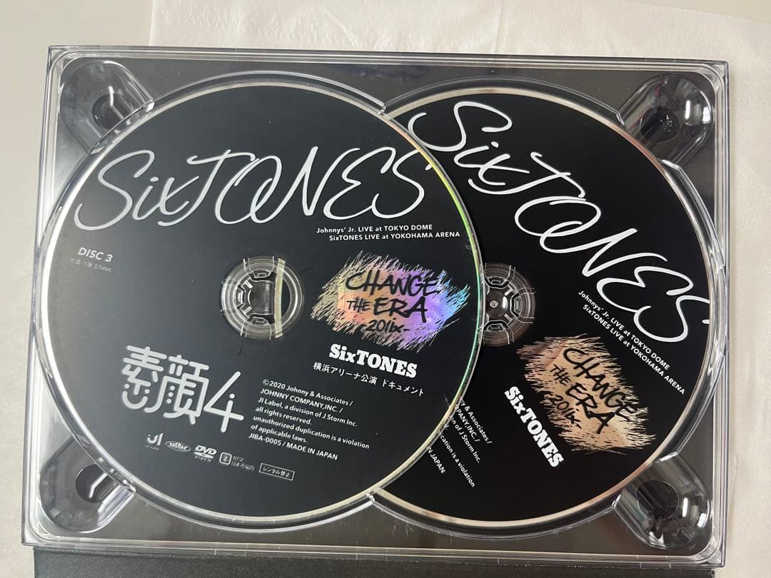 SixTONES 素顔4 ジャニーズjr祭チェンエラ　DVD マガジン2点セット