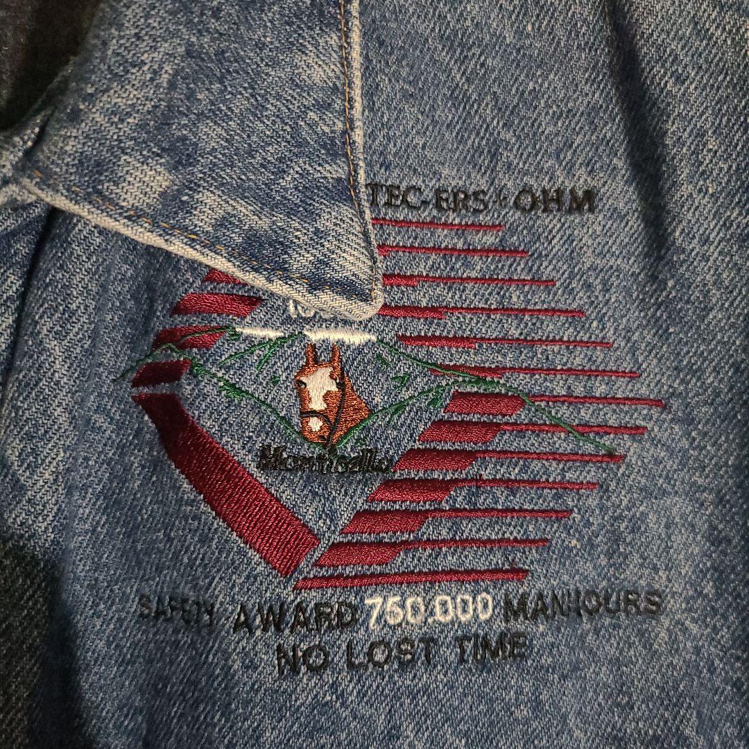 ビンテージ　Carhartt　星タグ　デニムジャケット トラッカージャケット