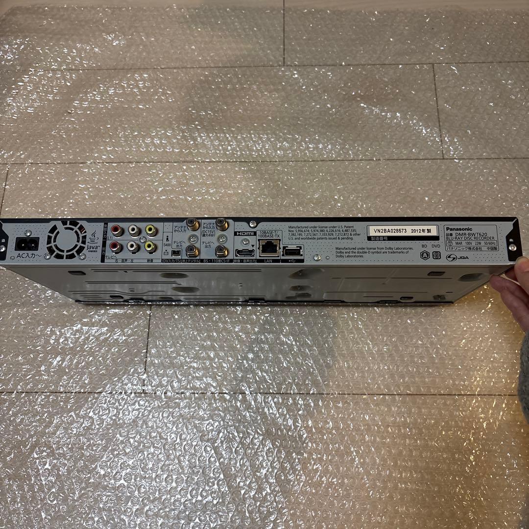 パナソニック DIGA DMR-BWT620 ブルーレイレコーダー 2012年製