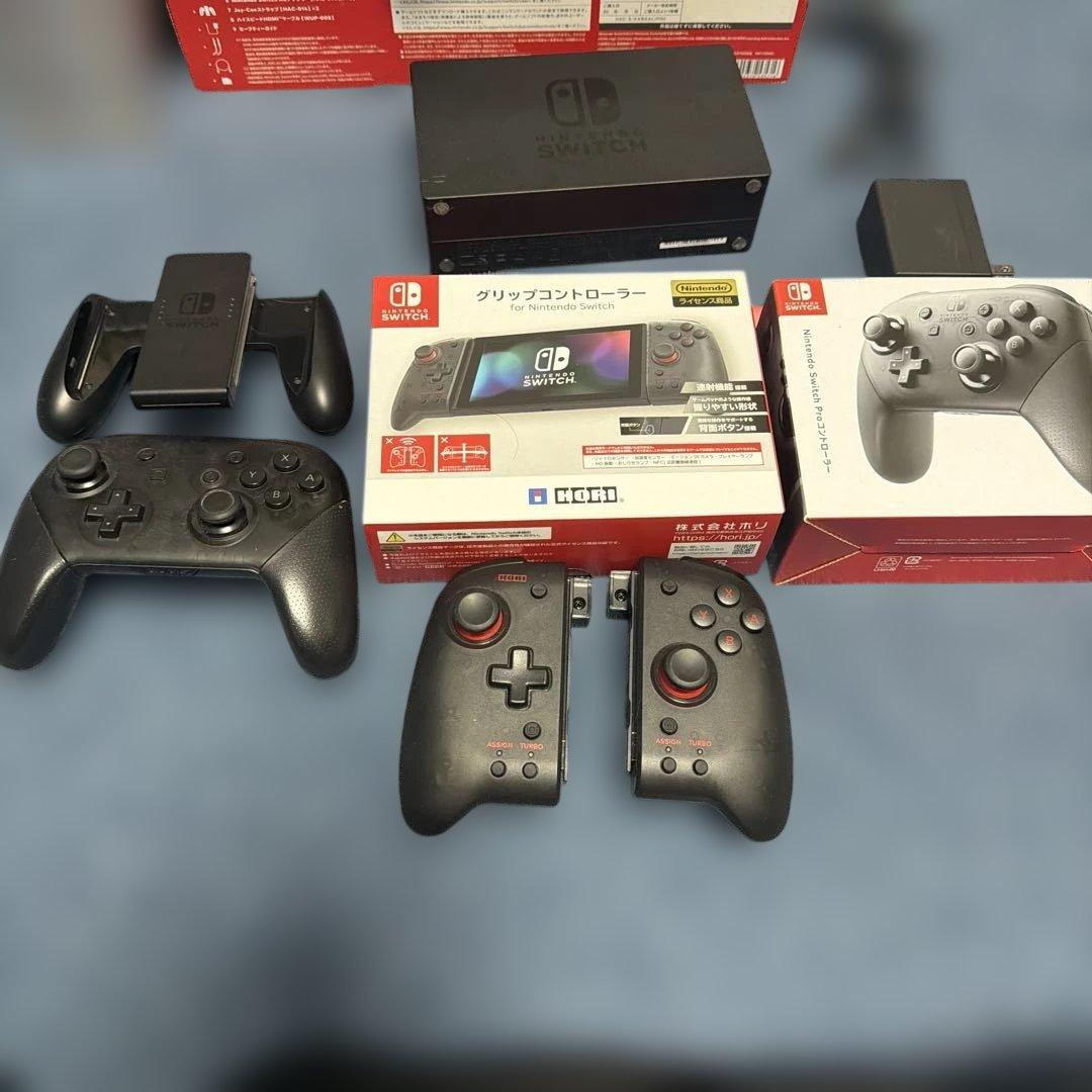 Nintendo Switch 本体 + 付属品 + ゲームソフト7本