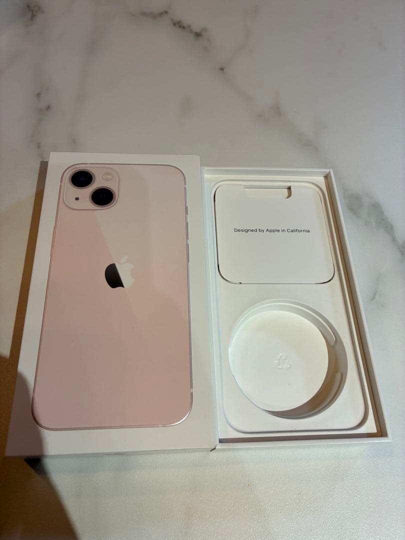 【美品】Apple iPhone 13 ピンク 本体と箱
