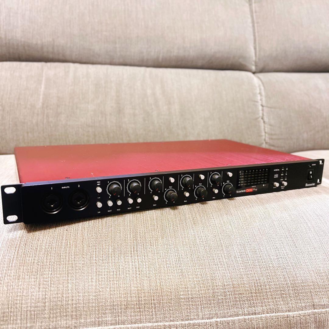 【完動美品】Focusrite Scarlett Octopre マイクプリ