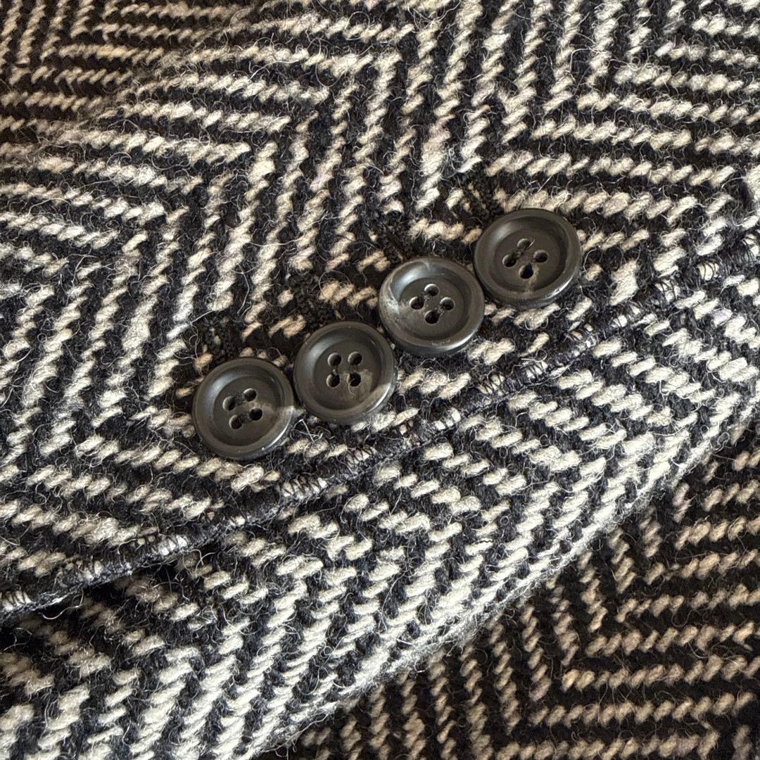 美品 DOLCE&GABBANA ドルチェ&ガッバーナ 千鳥柄ジャケット コート