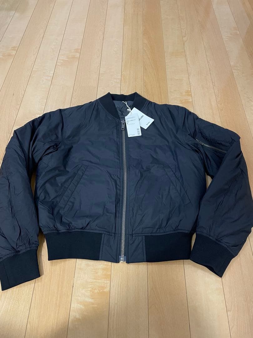 1/17まで最終値下　新品　MUJI LABO MA-1　ダウンブルゾン　Ｍ 黒