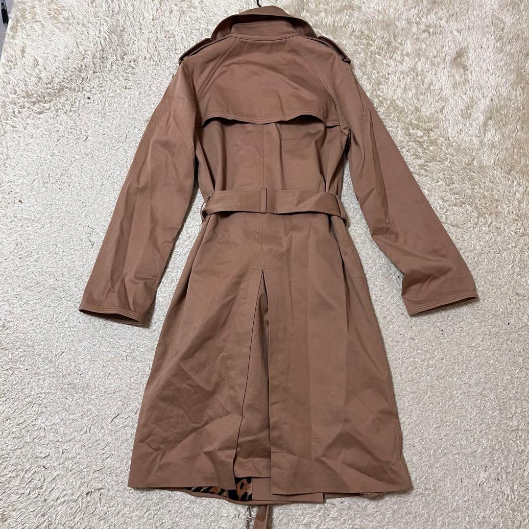 みい極美品　ESCADA SPORT エスカーダ　レオパードトレンチコート