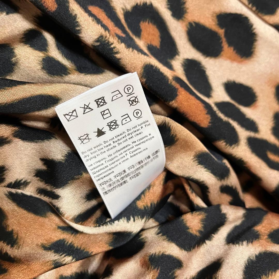 みい極美品　ESCADA SPORT エスカーダ　レオパードトレンチコート