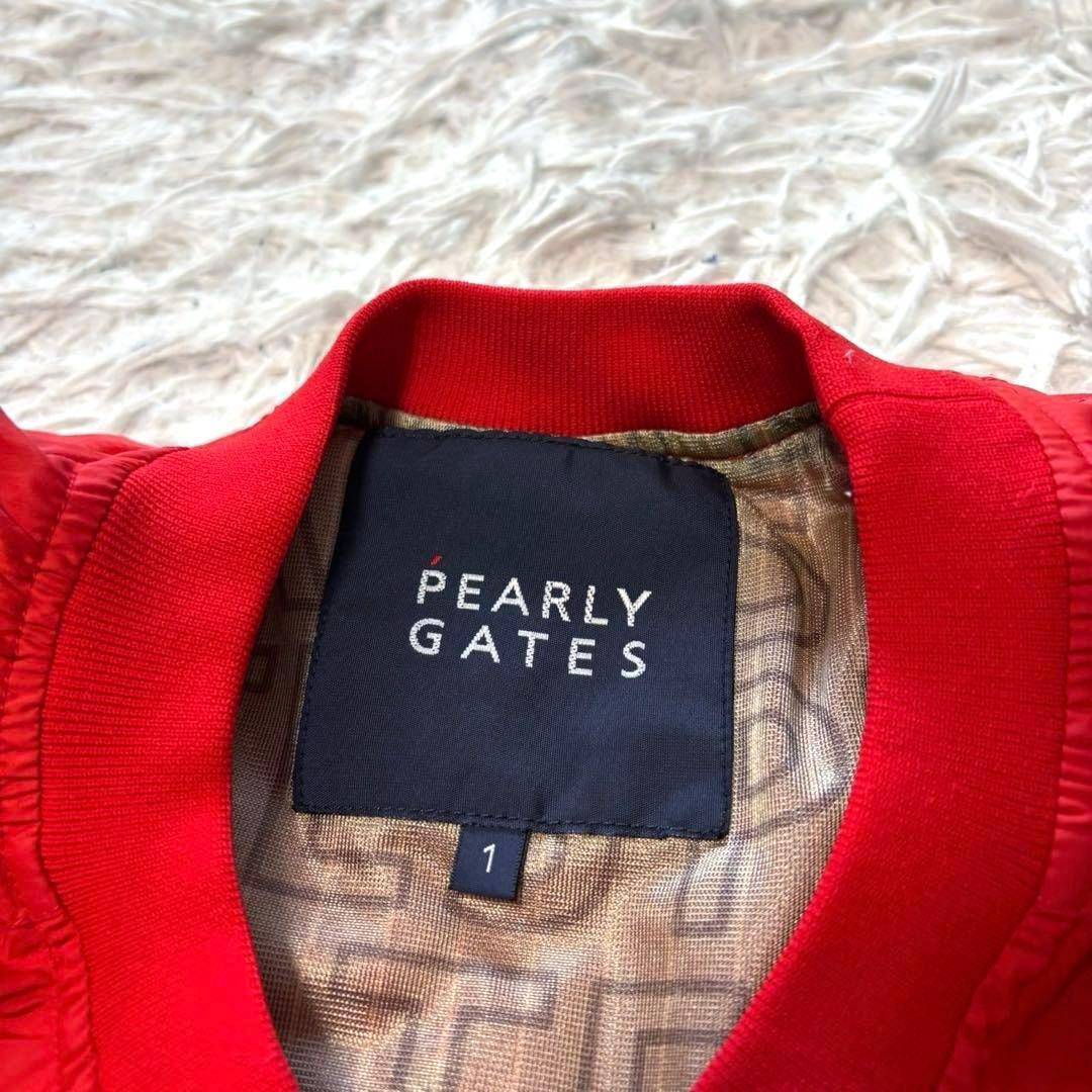 最新 パーリーゲイツ スニード 赤 蓄熱 ゴルフ ウェア アウター