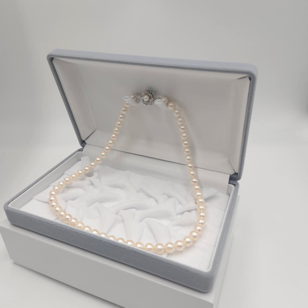 アコヤ あこやパール 本真珠 ネックレス akoya Perl silver