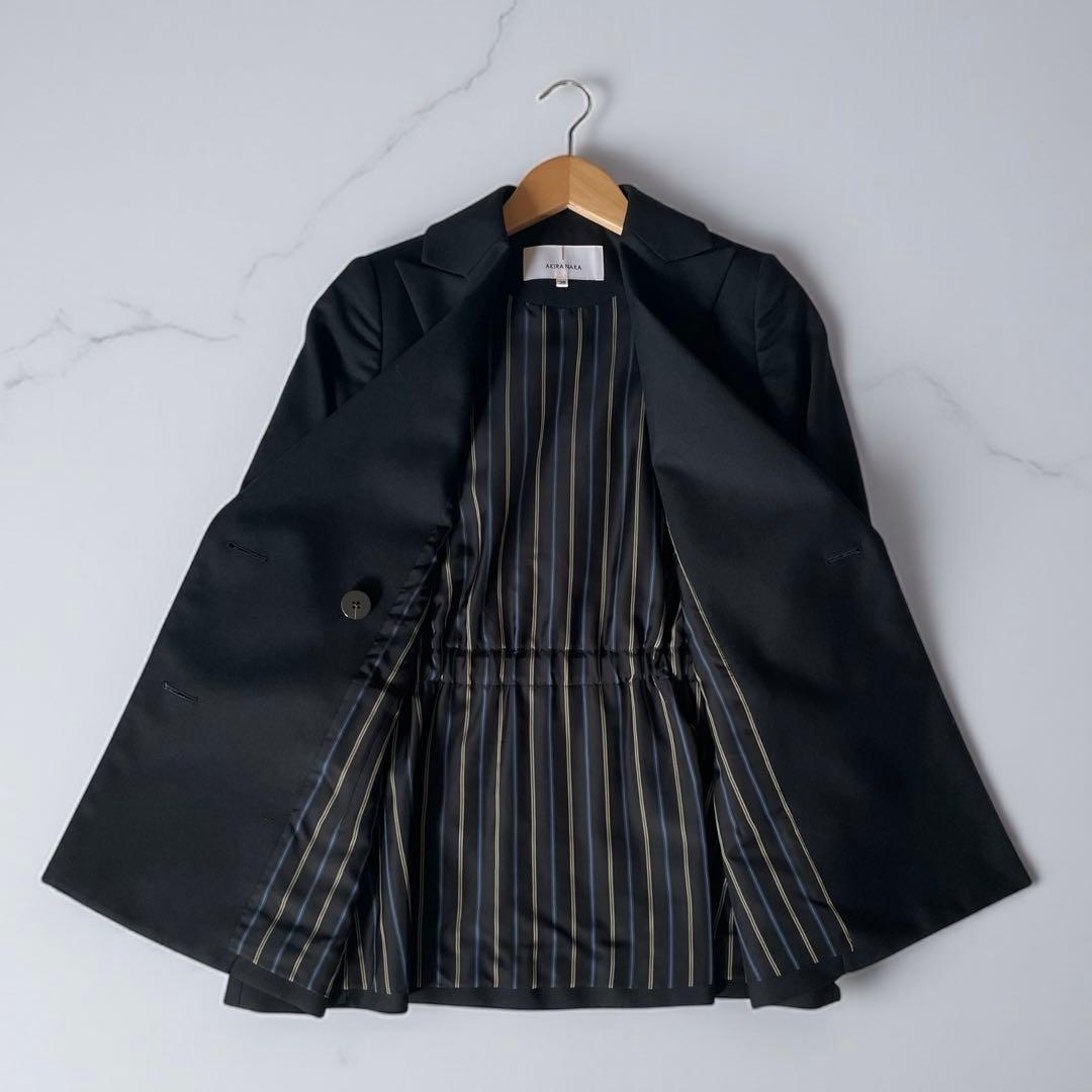 未使用級★AKIRANAKA ウール テーラードジャケット ダブルジャケット