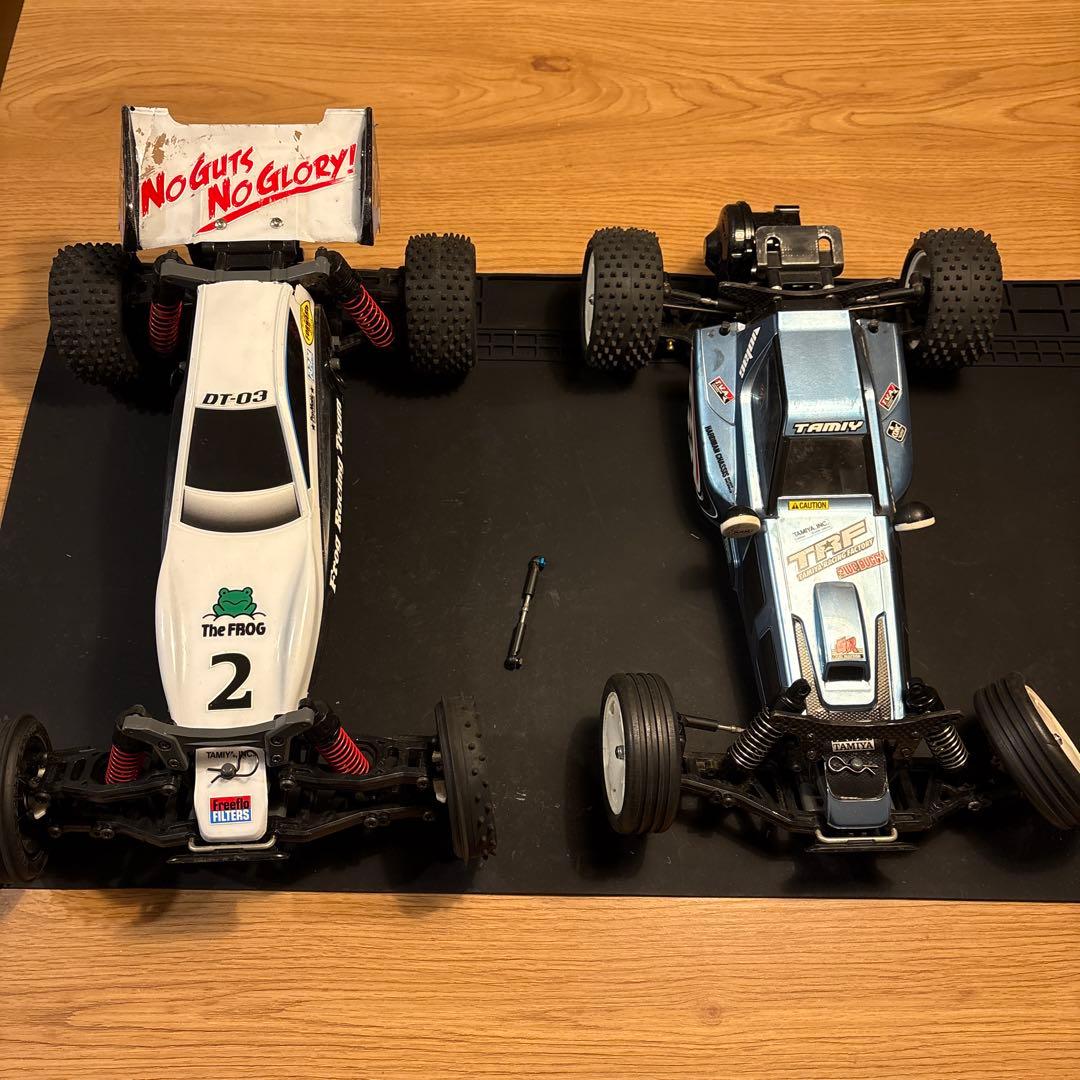 dt-03 シャーシ　ネオマイティフロッグ　部品取り　タミヤ　RC 1/10