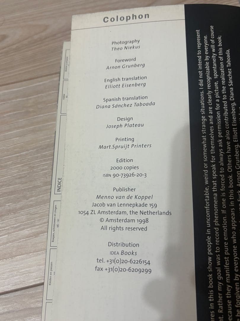 洋書 pasa - tiempo Theo Niekus Passing Time