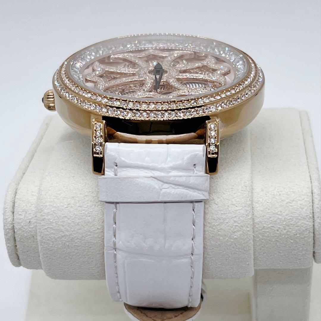 美品✨新品電池　BRILLAMICO 腕時計　ストーン　ピンクゴールド