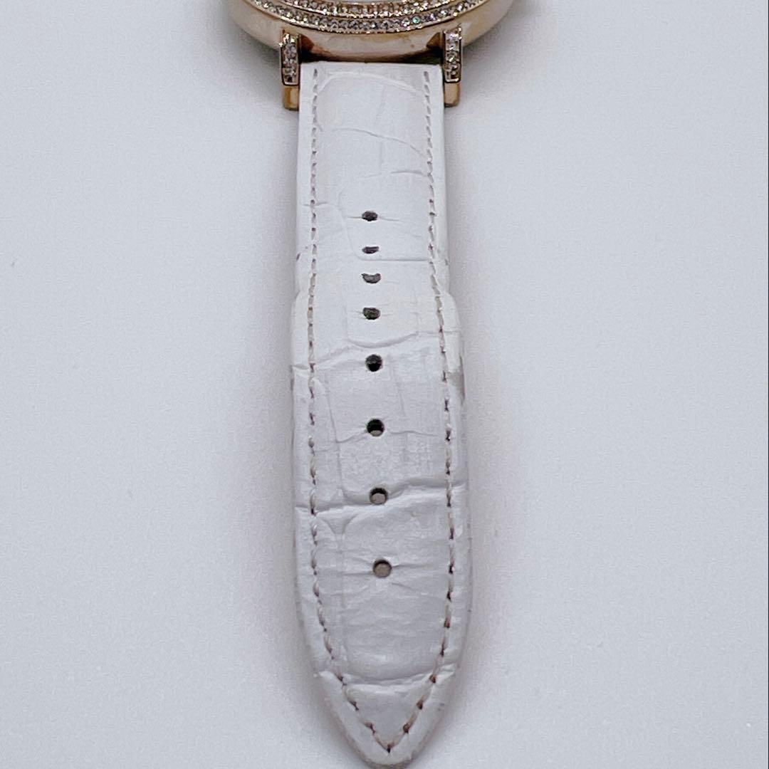 美品✨新品電池　BRILLAMICO 腕時計　ストーン　ピンクゴールド