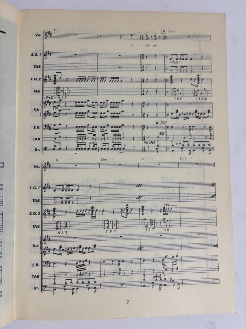 高中正義　TAKANAKA SPECIAL バンドスコア